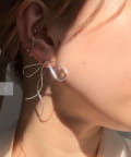 ear PAPILLONNER(イア パピヨネ) 《WEB限定》蝶々リボンピアス