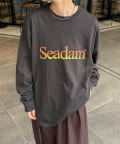 CIAOPANIC TYPY(チャオパニックティピー) 【WEB限定】【ユニセックス】SEADAMロゴプリントビッグシルエットロンTee