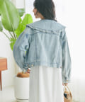 ラブティックボンボン　フリルビッグカラーGジャン フリルビッグカラーGジャン | La boutique BonBon(ラブティック
