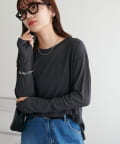 DISCOAT(ディスコート) 《新色追加/全12色展開！》梨地シアーシンプルTシャツ【WEB限定】