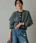 Loungedress】モヘアツイードカーディガン | OUTLET(アウトレット Loungedress】モヘアツイードカーディガン | OUTLET(アウトレット