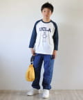 CIAOPANIC TYPY(チャオパニックティピー) 【WEB限定】【KIDS】【UCLA】TYPY別注プリントラグランロンTee