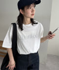 DISCOAT(ディスコート) 【WEB限定】半袖フレンチロゴTシャツ