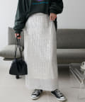 DISCOAT(ディスコート) スパンコールナロースカート