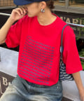 CIAOPANIC TYPY(チャオパニックティピー) 【UNISEX】【新色追加】メッセージプリント半袖Tee