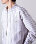 FREDY & GLOSTER(フレディ アンド グロスター) 【GLOSTER】フレンチブルドッグ刺繍 ボタンダウンシャツ