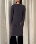 Pasterip(パセリ) One shoulder rib tunic