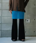 Sheer rib flared leggings | Pasterip(パセリ)レディース | PAL