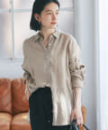 【極美品】RIVE DROITE リネンルーズシャツ 洗える ゆったり F 楽天市場】【SALE／55%OFF】【RIVE DROITE】リネンルーズシャツ