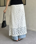 新品【Loungedress】コードレースラップスカート  定価¥17,600 LOUNGEDRESS（ラウンジドレス）の「コードレースラップスカート