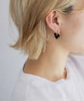 ear PAPILLONNER(イア パピヨネ) 《シルバーポスト》グロッシーハートピアス