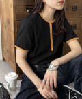 DISCOAT(ディスコート) 【29色展開/多色買い】ワッフルリングドット半袖Tシャツ《WEB限定》