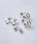 3COINS(スリーコインズ) フープピアス6個セット