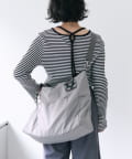 ear PAPILLONNER(イア パピヨネ) 《1、2泊旅行や出張におすすめ》ショルダー付き/樹脂パーツトートバッグLサイズ