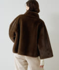 極美品】Lou Andrea フェイクファーコート Whim Gazette
