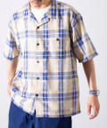 FREDY & GLOSTER(フレディ アンド グロスター) 【GLOSTER】マルチパターン オープンカラーシャツ
