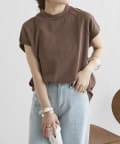 NICE CLAUP / OLIVE des OLIVE OUTLET(ナイスクラップ  / オリーブ デ オリーブ アウトレット) 【累計1万枚販売】【華奢見え】フレンチスリーブカットソー