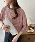 DISCOAT(ディスコート) 【ストレスフリーな着心地◎/24色展開】ワッフル半袖Tシャツ《WEB限定》