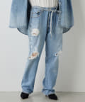 ウィムガゼット15th anniversary 【jeanie Blue】SK 15th Anniversary】【Jeanie Blue】RIPPED JEANS | Whim Gazette