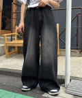 CIAOPANIC TYPY(チャオパニックティピー) 【新色追加】【UNISEX】オーバーダイワイドデニムパンツ