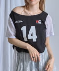 OUTLET(アウトレット) 【RAY CASSIN】ナンバリングルーズTシャツ