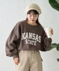 CIAOPANIC TYPY(チャオパニックティピー) サイドスリットカレッジスウェット