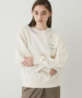 THE PAUSE - 25SS THE PAUSE ネックシシュウスウェットプルオーバー 25SS THE PAUSE ネックシシュウスウェットプルオーバー