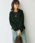 RIVE DROITE(リヴドロワ) 【MYSELFbyRD（マイセルフバイリヴドロワ）】rib LongTee