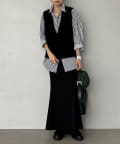 ラウンジドレス　フェイクファーベスト　 Fサイズ LOUNGEDRESS（ラウンジドレス）の「フェイクファーベスト