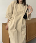 CAPRICIEUX LE'MAGE】ギャザーポケットワンピース | OUTLET