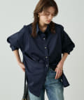 LOUNGEDRESS(ラウンジドレス) 【累計販売数１万枚達成】サテンBIGシャツ