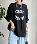 DOUDOU(ドゥドゥ) 【WEB限定】 CEST DEVISE ２WAYプルオーバー