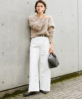 RIVE DROITE(リヴドロワ) 予約【MONN.:.(モン)】neat wide DENIM/12月中旬お届け予定