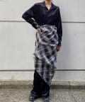 Pasterip(パセリ) Check sheer multiway scarf