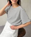 Chez toi(シェトワ) ラッセル編みクルーネックT