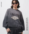 Lui's(ルイス) 【UMBRO/アンブロ×Lui’s】ピグメントクルーネックスウェット