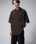 Lui's(ルイス) キュプラ混ワイド半袖シャツ