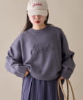 CIAOPANIC TYPY(チャオパニックティピー) 【ユニセックス】ロープ刺繍ビックシルエットクルーネックニット