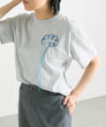 ear PAPILLONNER(イア パピヨネ) ニュアンスコードTシャツ【SUM1 STYLE(スミスタイル)】