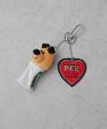 【新品タグ付】 【PEZ×ear】ディスペンサー型ぬいぐるみチャーム　ブルー ear PAPILLONNER チャーム 「PEZ(ペッツ)×ear」ディスペンサー型