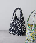 ear PAPILLONNER(イア パピヨネ) 【FEEL AND TASTE（フィールアンドテイスト）】weaving minibucket Nylon/ミニバケットバッグ