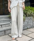 DOUDOU(ドゥドゥ) 【完売カラー再追加！/スウェットパンツが苦手な方にも！】ドロストスウェットパンツ