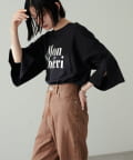 NICE CLAUP / OLIVE des OLIVE OUTLET(ナイスクラップ  / オリーブ デ オリーブ アウトレット) 【LARUTA】Mon Cheri ロゴT
