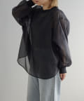 ear PAPILLONNER(イア パピヨネ) 《2点セット》インナー付きシアーブラウス【SUM1 STYLE(スミスタイル)】