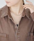 ear PAPILLONNER(イア パピヨネ) 《スターリングシルバー使用》ナバホパール6×40ネックレス