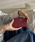russet(ラシット) 【セールカラー再値下げ】ミニモノグラムプレートハーフウォレット