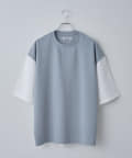 COLONY 2139(コロニー トゥーワンスリーナイン) ジョーゼットフハク切替半袖Tシャツ