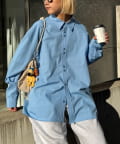 CIAOPANIC TYPY(チャオパニックティピー) デザインボタンブロードシャツ