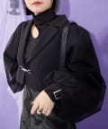 【Mavie.7】 袖チュールショートジャケット(完売品) Mavie..7】袖チュールショートジャケット | Remind me and