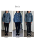 パール付きデニムセットアップ パール付きデニムセットアップ